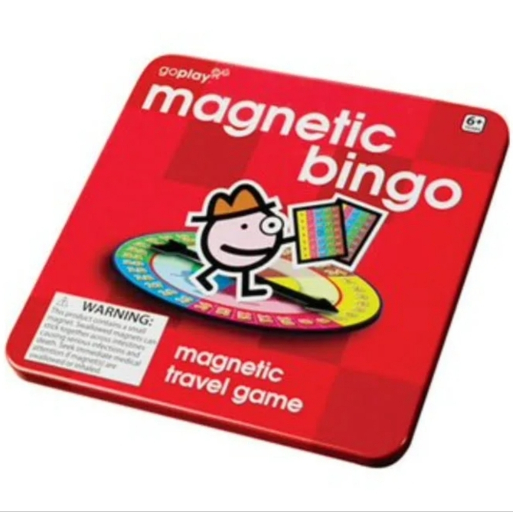 NEW  Toysmith  4  Magnetic Games   Bingo   Four In A Row  Hangman   Tic Tac Toe